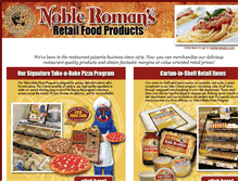Tablet Screenshot of nobleromansretail.com